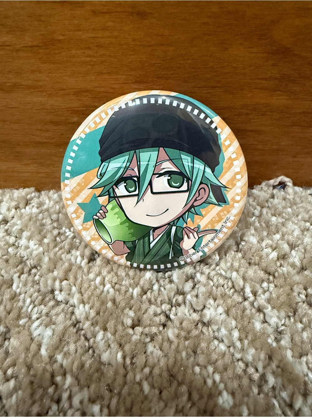 Shiki Amabe from the mobile idol rhythm game I-Chu button